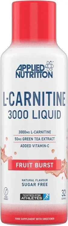Applied Nutrition L-Carnitine Liquid 3000, Fruit Burst - 480 ml.