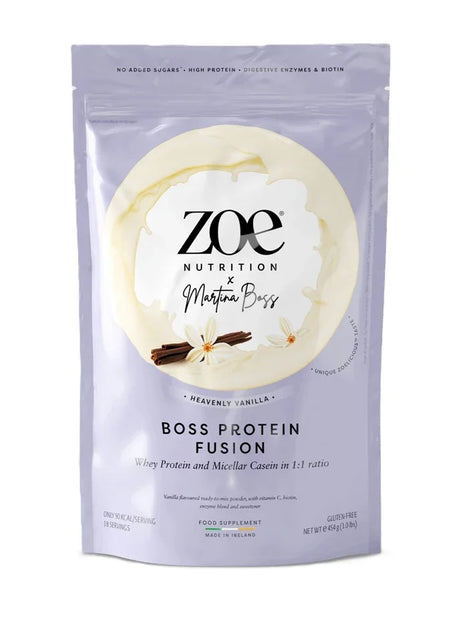 ZOE Nutrition Boss Protein Fusion, Heavenly Vanilla - 454 grams