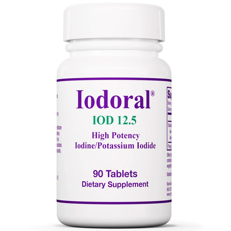 Iodoral IOD 12.5mg (Potassium Iodide) 90 tablets - Optimox - welzo