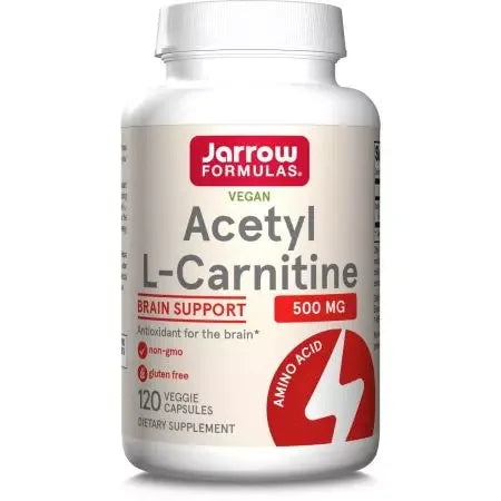 Jarrow Formulas Acetyl LCarnitine 500mg Veggie Capsules