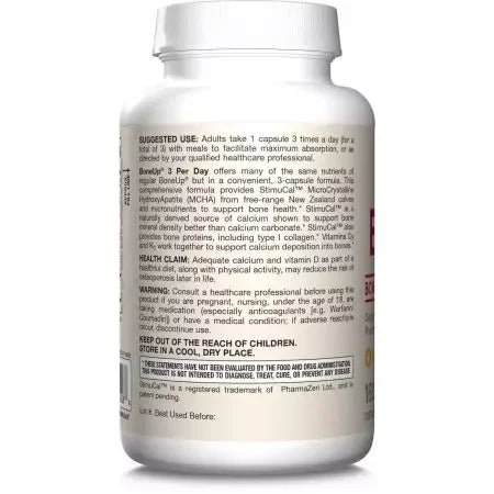 Jarrow Formulas BoneUp Three Per Day 180 Capsules