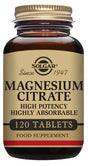 Magnesium Citrate - 120 Tablets - Solgar - welzo
