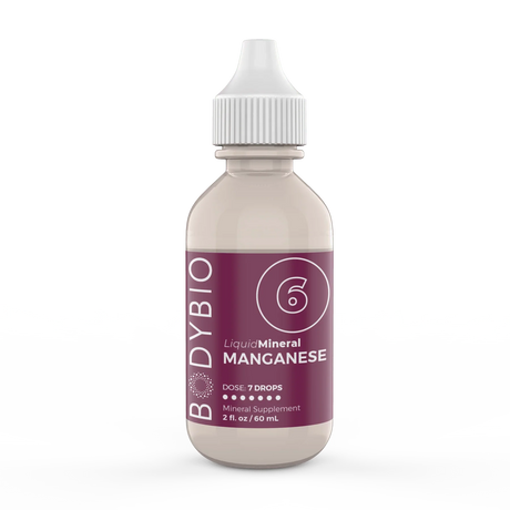 Manganese #6 Liquid Mineral - 2 oz - BodyBio - welzo