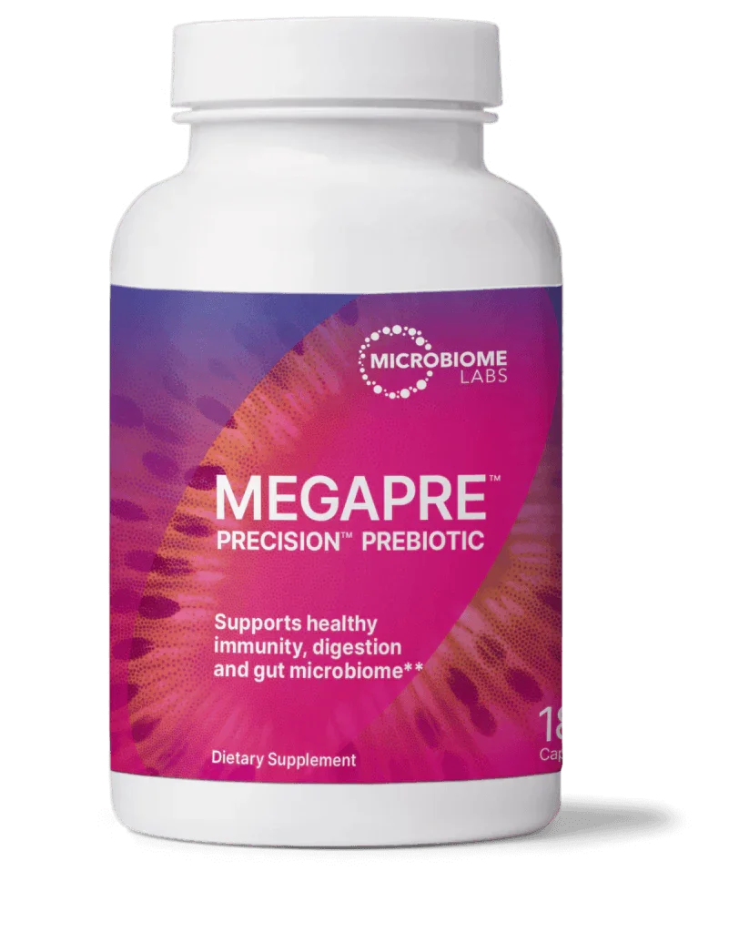 MegaPre Precision Prebiotic (180 capsules) - Microbiome Labs - welzo