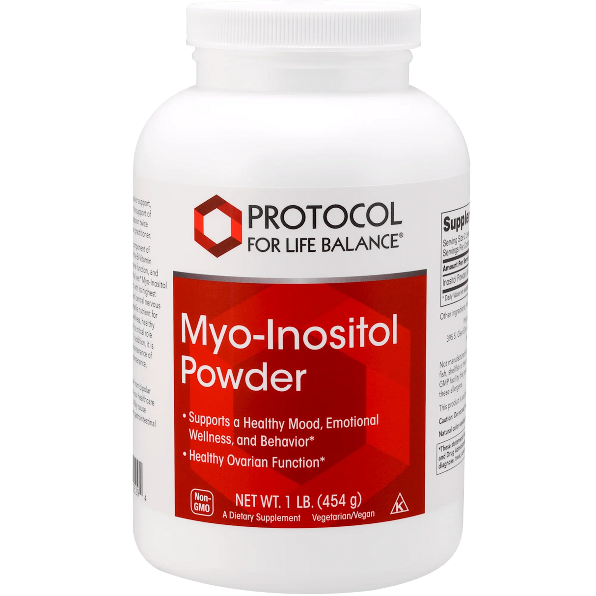 Myo-Inositol, 1LB - Protocol for Life Balance - welzo