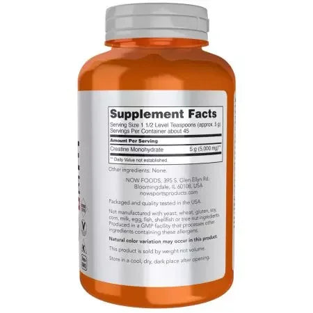 Now Foods Creatine Monohydrate Powder