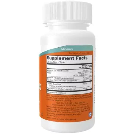 Now Foods Iron Complex 100 Tablets