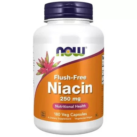 Now Foods Niacin (Vitamin B3) 250 mg Flush Veg Capsules
