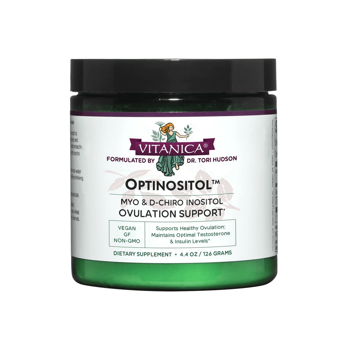 Optinositol Inositol Powder, 126g - Vitanica - SOI* - welzo