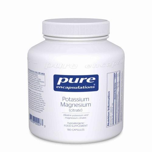 Potassium Magnesium (citrate) 180 vcaps - Pure Encapsulations - welzo
