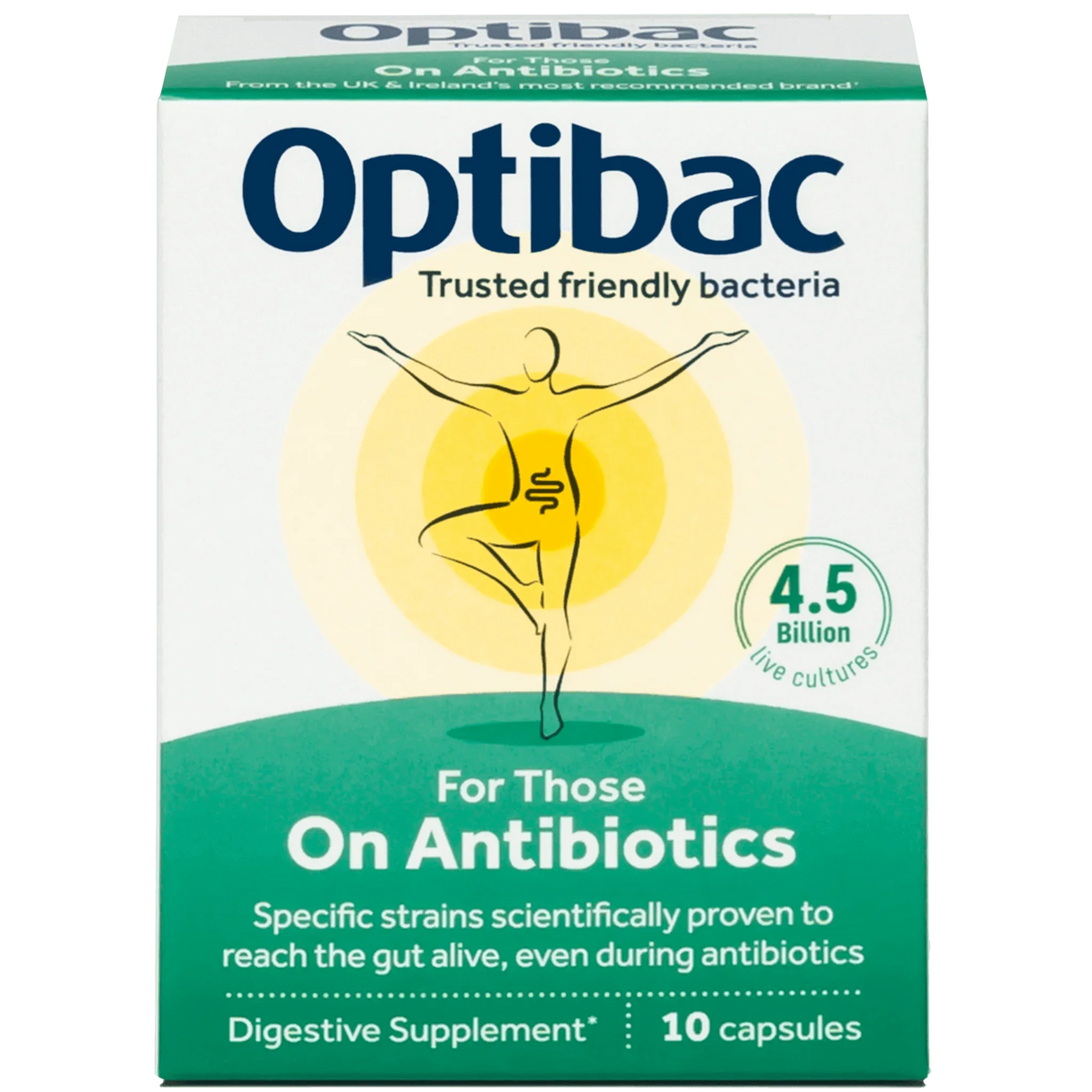 Probiotics For Those On Antibiotics, 10 capsules - OptiBac - welzo