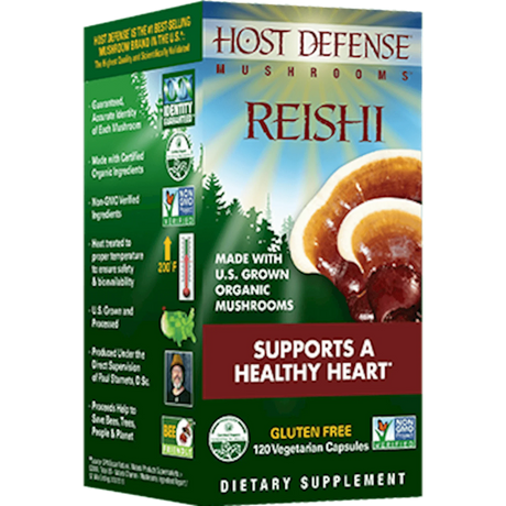 Reishi 120 Capsules - Host Defense - welzo