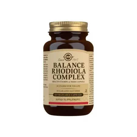 Solgar Balance Rhodiola Complex Vegetable Capsules Pack of 60