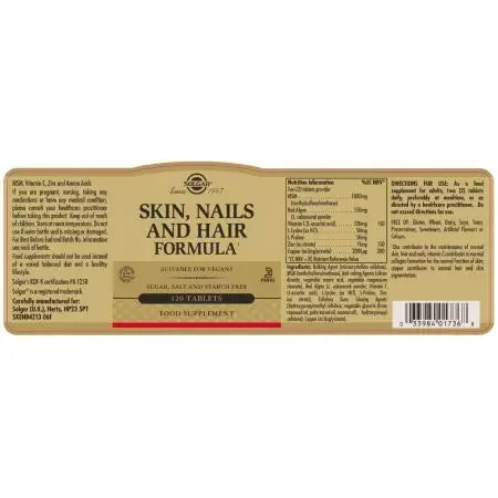 Solgar Skin, Nails and Hair Tablets Pack