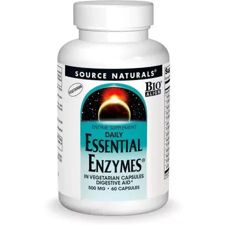 Source Naturals Essential Daily Enzymes 500mg Vegetarian Capsules
