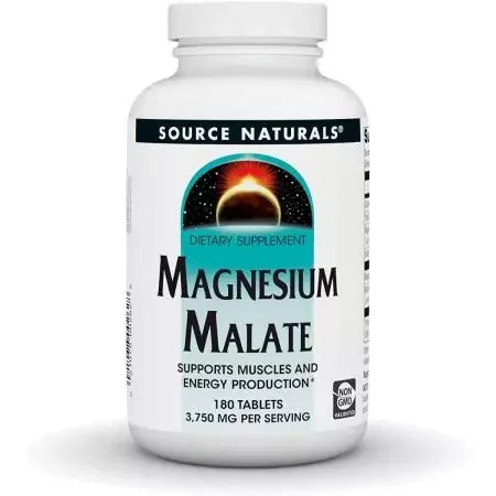 Source Naturals Magnesium Malate 1250mg Tablets