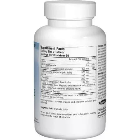Source Naturals Theanine Serene with Relora Tablets