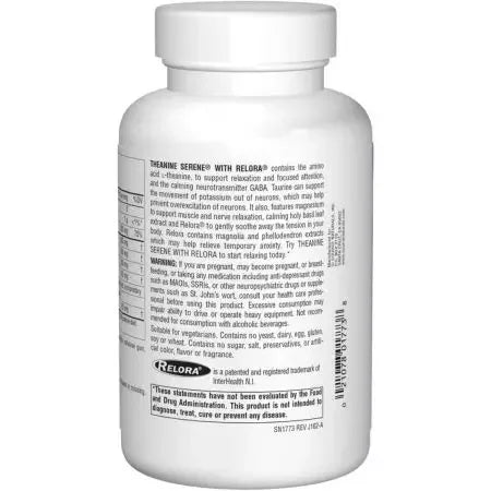 Source Naturals Theanine Serene with Relora Tablets