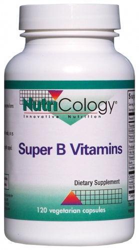 Super B Vitamins (Super B Complex) , 120 Veggie Caps - Nutricology / Allergy Research Group - welzo
