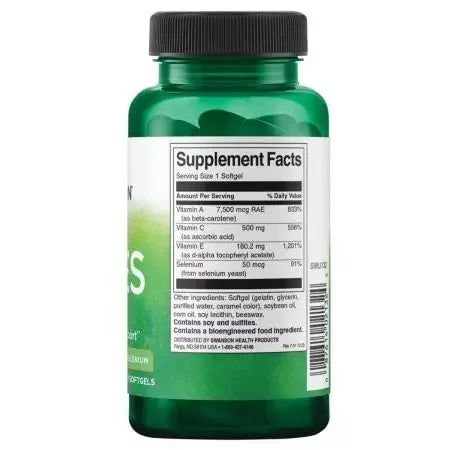 Swanson ACES Vitamin A, C, E & Selenium 60 Softgel