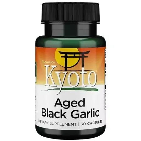 Swanson Aged Black Garlic 650 mg 30 Capsules
