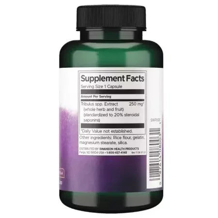 Swanson Mega Tribulus Extract 250 mg 120 Capsules