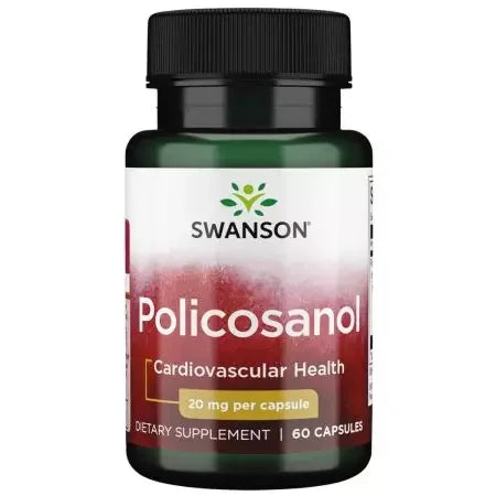 Swanson Policosanol 20 mg 60 Capsules