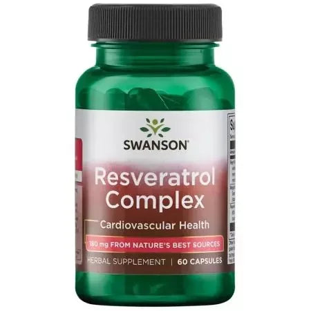 Swanson Resveratrol Complex 180 mg 60 Capsules