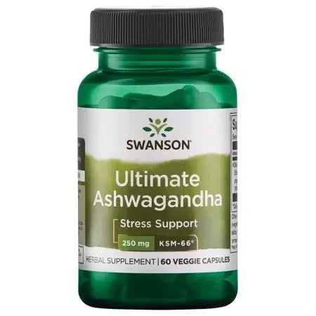Swanson Ultimate Ashwagandha KSM66 250 mg 60 Vegetarian Capsules