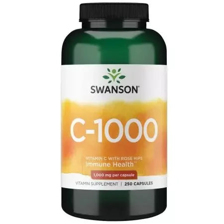 Swanson Vitamin C with Rose Hips 1,000 mg Capsules