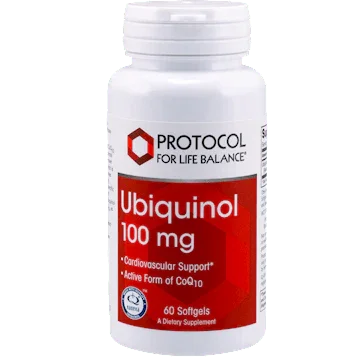 Ubiquinol 100mg 60 gels - Protocol For Life Balance - welzo