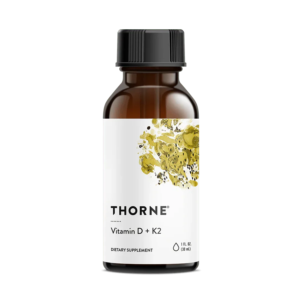 Vitamin D+K2 (D3/K2) (1oz - 30ml) - Thorne Research - welzo
