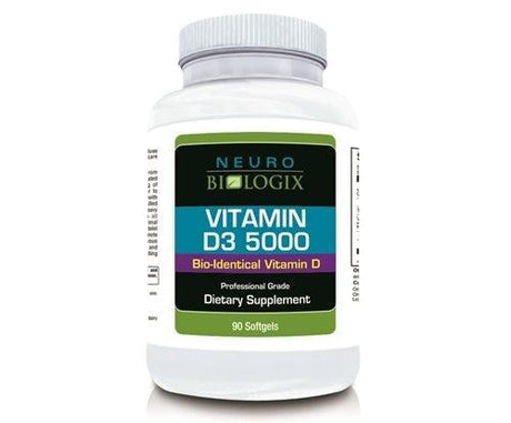 Vitamin D3 5000 (100 capsules) - Neuro Biologix - welzo