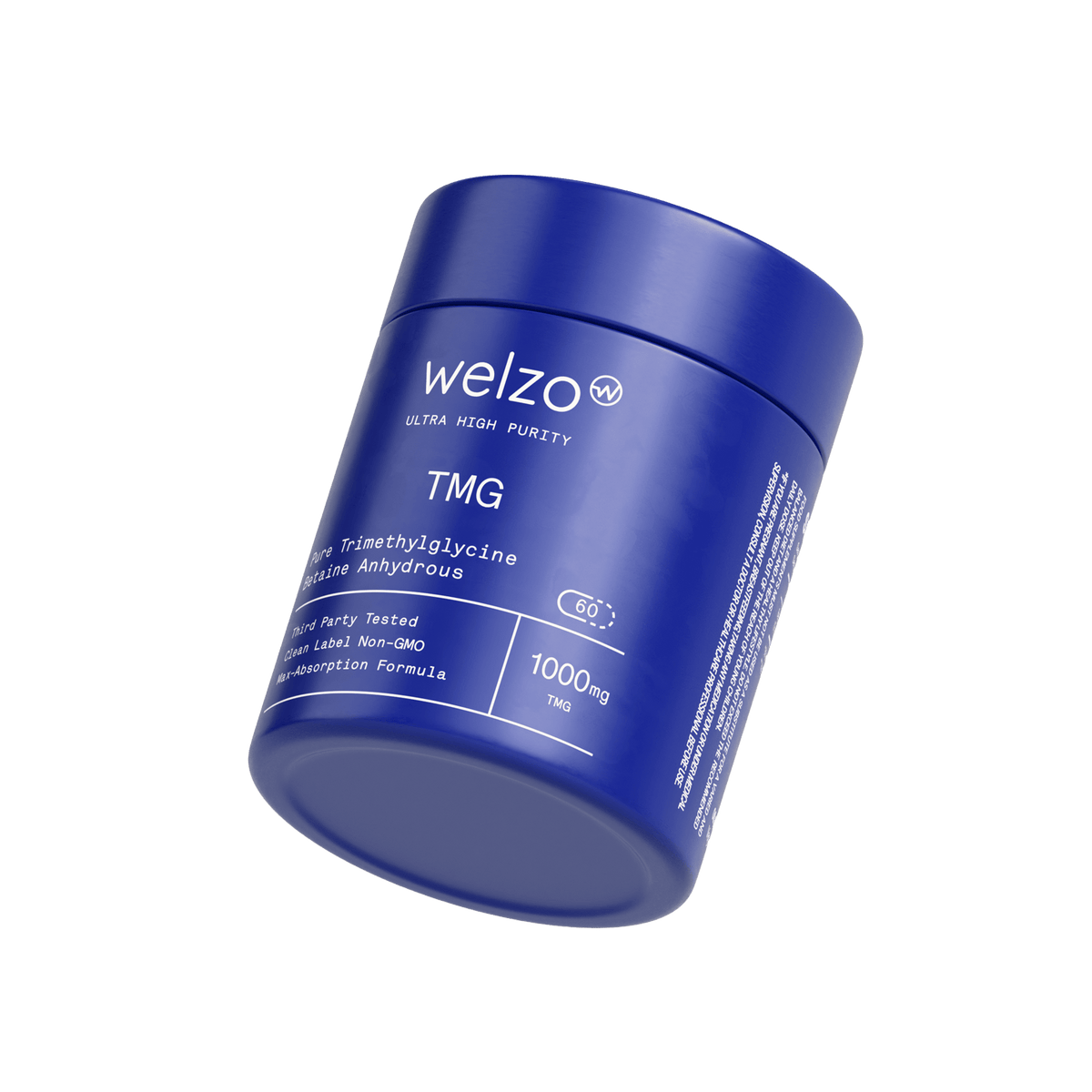 Ultra Purity TMG trimethylglycine methylation support capsules – view 7