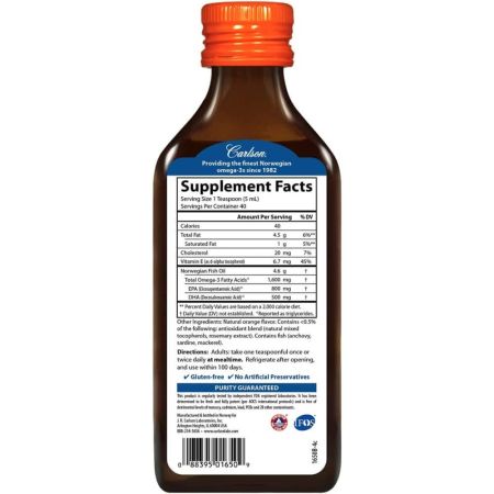Carlson Labs The Very Finest Fish Oil 1,600mg
