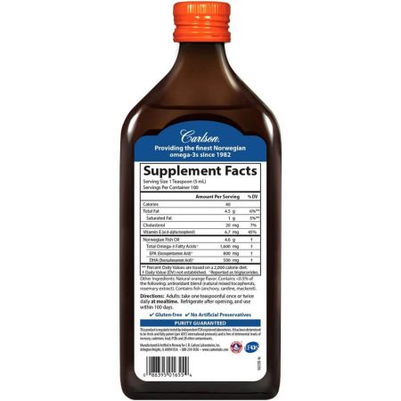 Carlson Labs The Very Finest Fish Oil 1,600mg