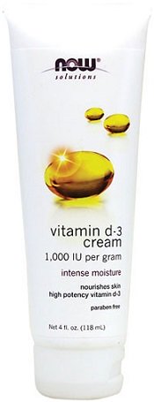 NOW Foods Vitamin D-3 Cream - 118 ml.