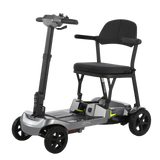 Welzo RaptorFold — Lightweight 16kg Foldable Mobility Scooter (Dark Grey)