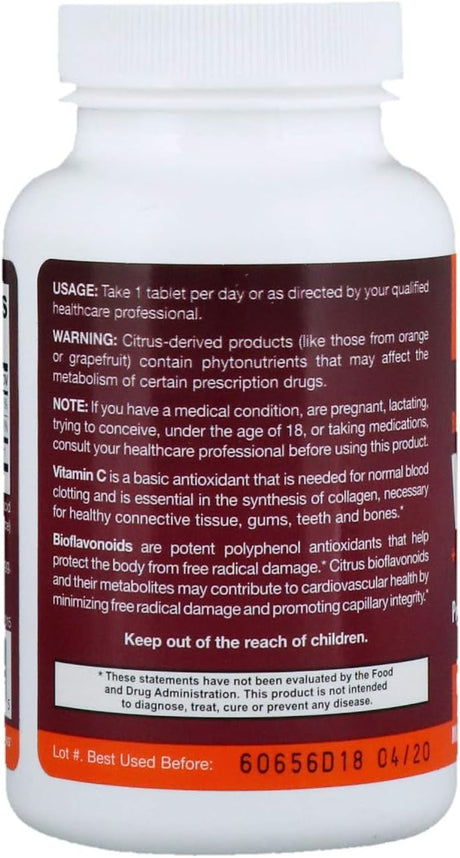 Jarrow Formulas Vitamin C 750mg, 100 Tablets