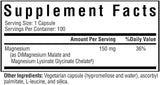 Seeking Health - Optimal Magnesium - 150 mg - 100 Vegetarian Capsules