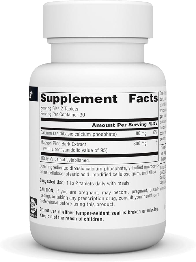 Source Naturals Pine Bark Extract, 60 Tablets