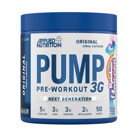 Applied Nutrition Pump 3G 375g Rainbow Unicorn