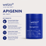 Ultra Purity Apigenin sleep optimiser capsules for rest – view 4