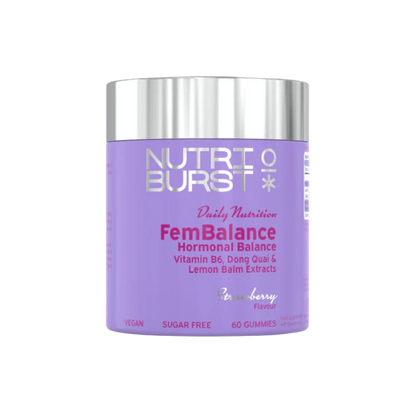 Nutriburst Fembalance 60 Gummies Strawberry