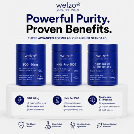 Ultra Purity Nootropic Stack magnesium L-threonate NMN PQQ – view 2