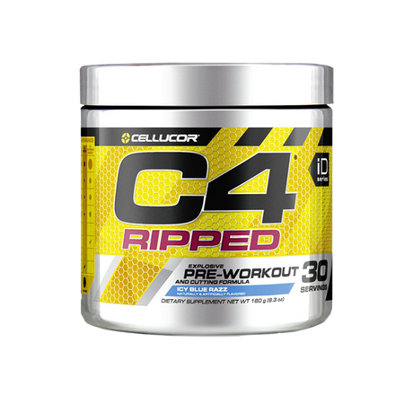 Cellucor C4 Ripped 30 Servings 180g Blue Raspberry
