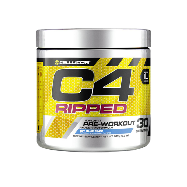 Cellucor C4 Ripped 30 Servings 180g Blue Raspberry