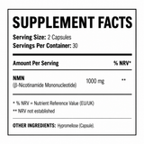 NMN Pro 1000mg Ultra Purity NAD+ supplement, 60 capsules – view 9