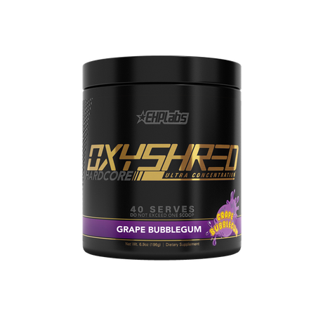 EHP Labs OxyShred Hardcore 244g Grape Bubblegum