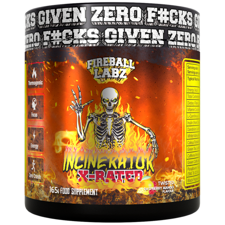 Fireball Labz Incinerator X-Rated 165g Twisted (Raspberry Mango)